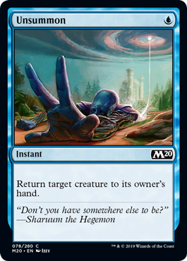 Unsummon (Magic 2020 Core Set) Near Mint