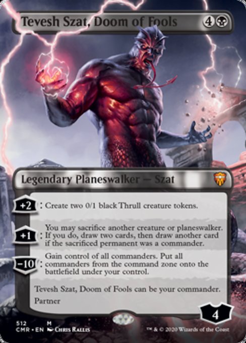 Tevesh Szat, Doom of Fools (Borderless) (Commander Legends) Near Mint