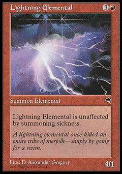 Lightning Elemental (Tempest) Medium Play