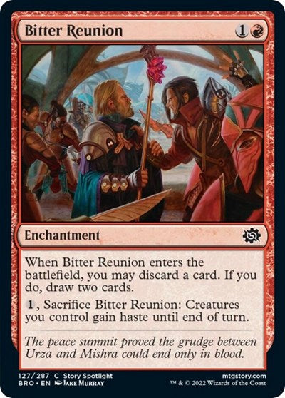 Bitter Reunion (The Brothers' War) Near Mint Foil