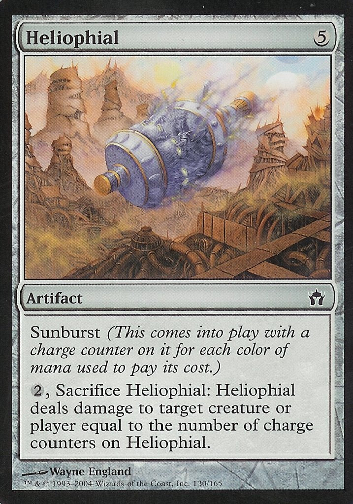 Heliophial (Fifth Dawn) Near Mint Foil