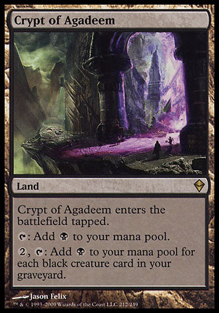 Crypt of Agadeem (Zendikar) Medium Play