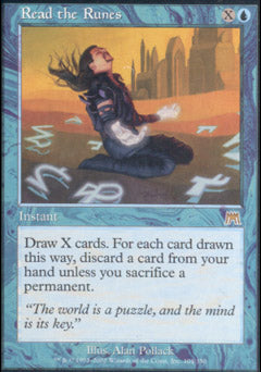 Read the Runes (Onslaught) Medium Play Foil