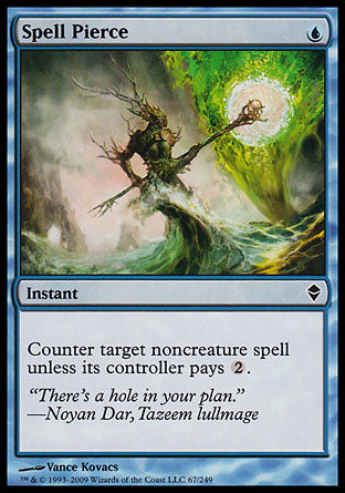 Spell Pierce (Zendikar) Light Play Foil