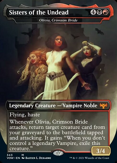 Sisters of the Undead (Innistrad: Crimson Vow) Near Mint Foil