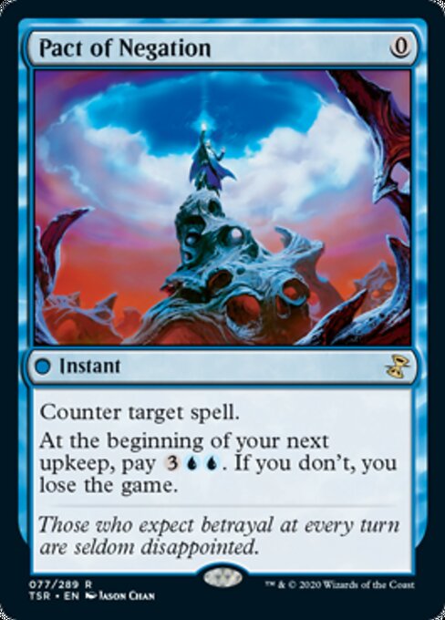 Pact of Negation (Time Spiral Remastered) Near Mint Foil