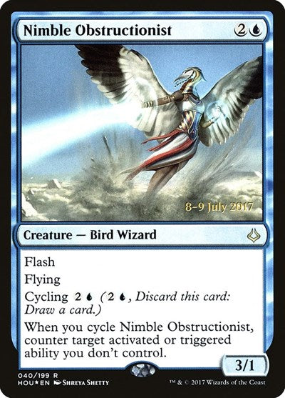 Nimble Obstructionist (Promos: Prerelease Cards) Near Mint Foil