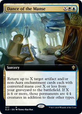 Dance of the Manse (Extended Art) (Throne of Eldraine) Near Mint Foil