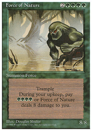 Force of Nature (4th Edition) Heavy Play