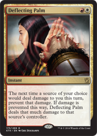 Deflecting Palm (Khans of Tarkir) Near Mint Foil