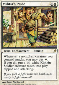 Militia's Pride (Lorwyn) Medium Play Foil
