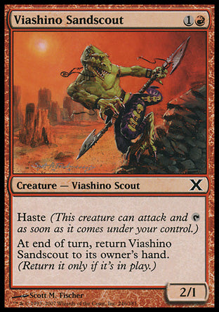 Viashino Sandscout (10th Edition) Heavy Play
