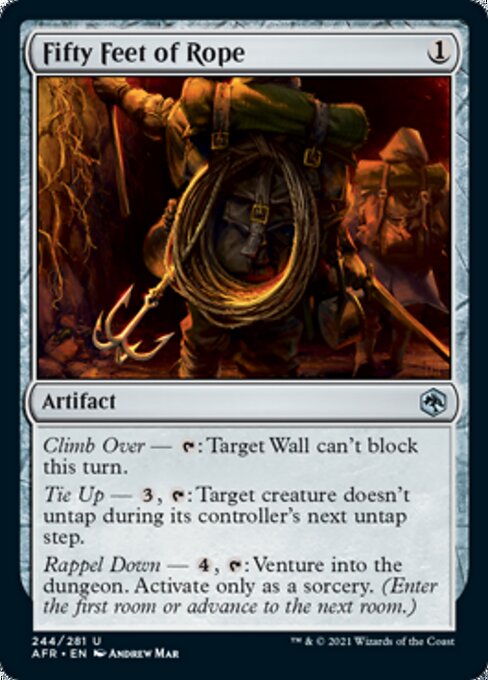 Fifty Feet of Rope (Adventures in the Forgotten Realms) Near Mint