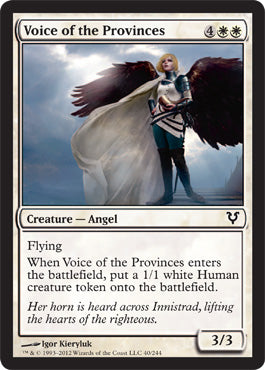 Voice of the Provinces (Avacyn Restored) Medium Play