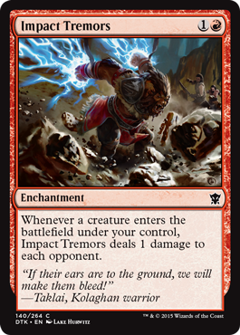 Impact Tremors (Dragons of Tarkir) Near Mint