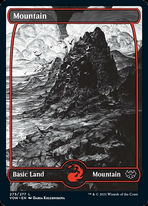 Mountain (275) (Innistrad: Crimson Vow) Near Mint Foil