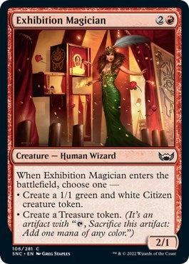 Exhibition Magician (Streets of New Capenna) Near Mint Foil