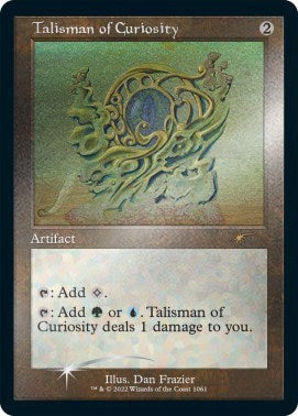 Talisman of Curiosity (Retro Frame) (Foil Etched) (Secret Lair) Near Mint Foil