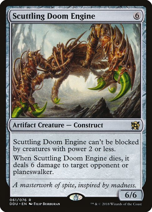 Scuttling Doom Engine (Duel Decks: Elves vs Inventors) Light Play