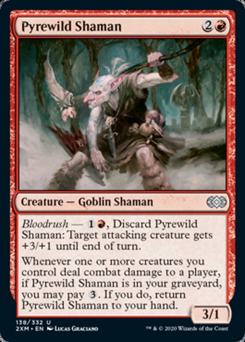 Pyrewild Shaman (Double Masters) Near Mint Foil