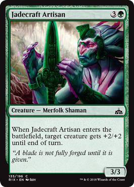 Jadecraft Artisan (Rivals of Ixalan) Near Mint