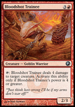 Bloodshot Trainee (Scars of Mirrodin) Medium Play