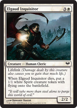 Elgaud Inquisitor (Dark Ascension) Medium Play