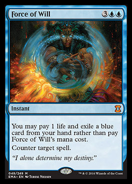 Force of Will (Eternal Masters) Near Mint Foil