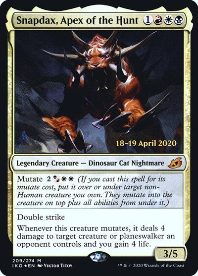 Snapdax, Apex of the Hunt (Promos: Prerelease Cards) Near Mint Foil