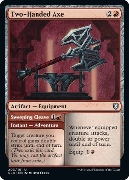 Two-Handed Axe (Commander Legends: Battle for Baldur's Gate) Near Mint