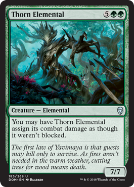 Thorn Elemental (Dominaria) Medium Play