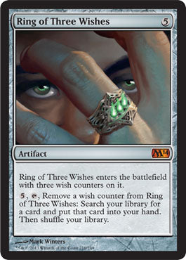 Ring of Three Wishes (Magic 2014 Core Set) Light Play