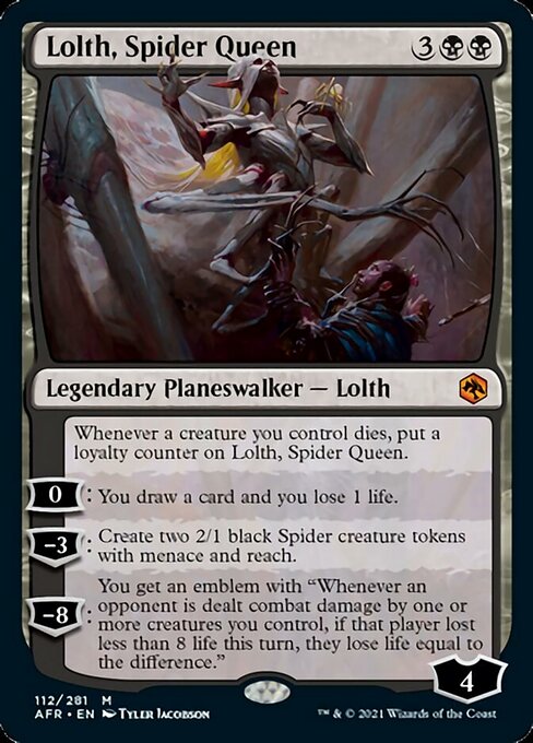Lolth, Spider Queen (Adventures in the Forgotten Realms) Near Mint