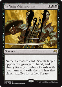 Infinite Obliteration (Magic Origins) Medium Play