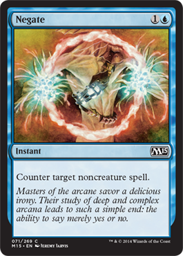 Negate (Magic 2015 Core Set) Medium Play
