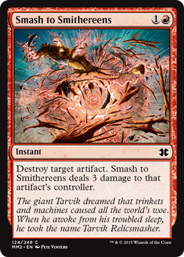 Smash to Smithereens (Modern Masters 2015) Medium Play Foil