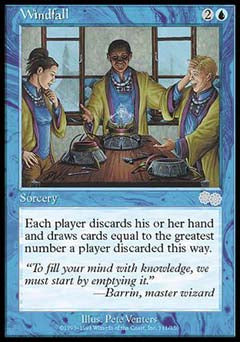 Windfall (Urza's Saga) Medium Play