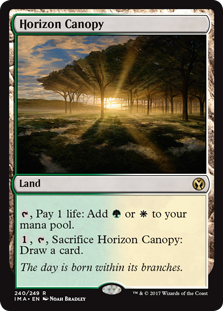 Horizon Canopy (Iconic Masters) Near Mint Foil