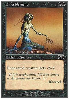 Enfeeblement (Classic 6th Edition) Medium Play