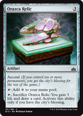 Orazca Relic (Rivals of Ixalan) Near Mint