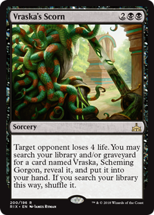 Vraska's Scorn (Rivals of Ixalan) Medium Play