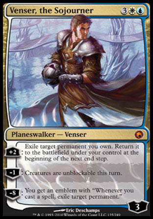 Venser, the Sojourner (Scars of Mirrodin) Light Play
