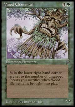 Wood Elemental (Legends) Medium Play
