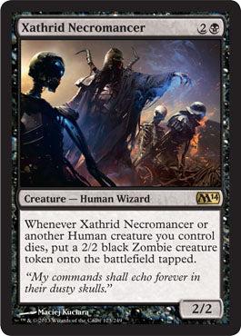 Xathrid Necromancer (Magic 2014 Core Set) Medium Play