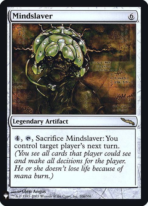 Mindslaver (Mystery Booster Retail Edition Foils) Light Play Foil