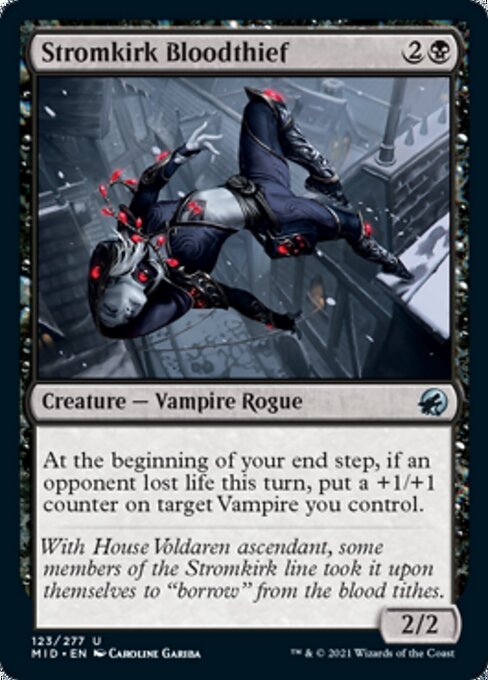 Stromkirk Bloodthief (Innistrad: Midnight Hunt) Light Play