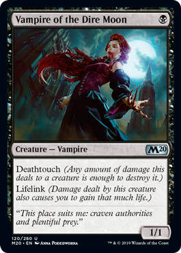 Vampire of the Dire Moon (Magic 2020 Core Set) Near Mint