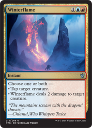 Winterflame (Khans of Tarkir) Near Mint