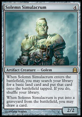 Solemn Simulacrum (Commander) Medium Play