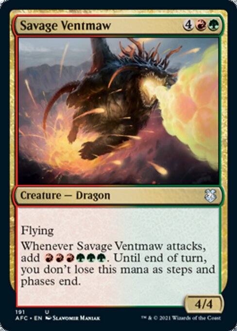 Savage Ventmaw (Commander 2021 Forgotten Realms) Near Mint